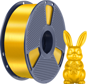 פילמנט Silk PLA+ – למרקם חלק כמשי עם קשיחות משופרת ללא שברים, צבע זהב בהיר